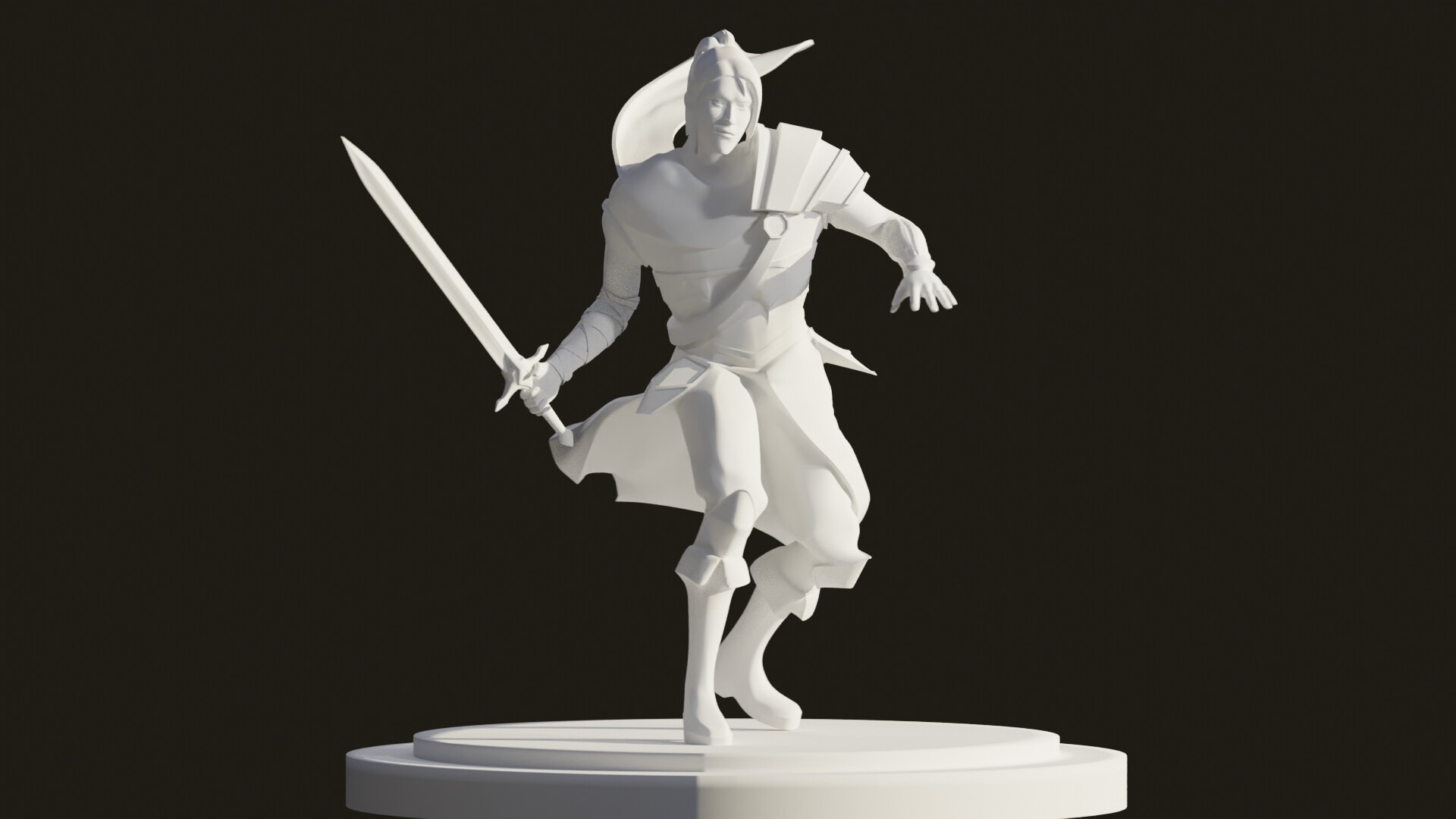 Fantasy warrior for printing